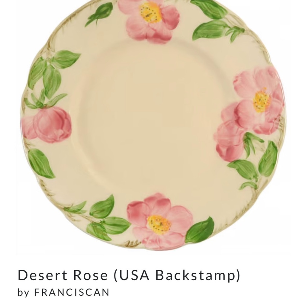 Franciscan Desert Rose fine China-dinner plates